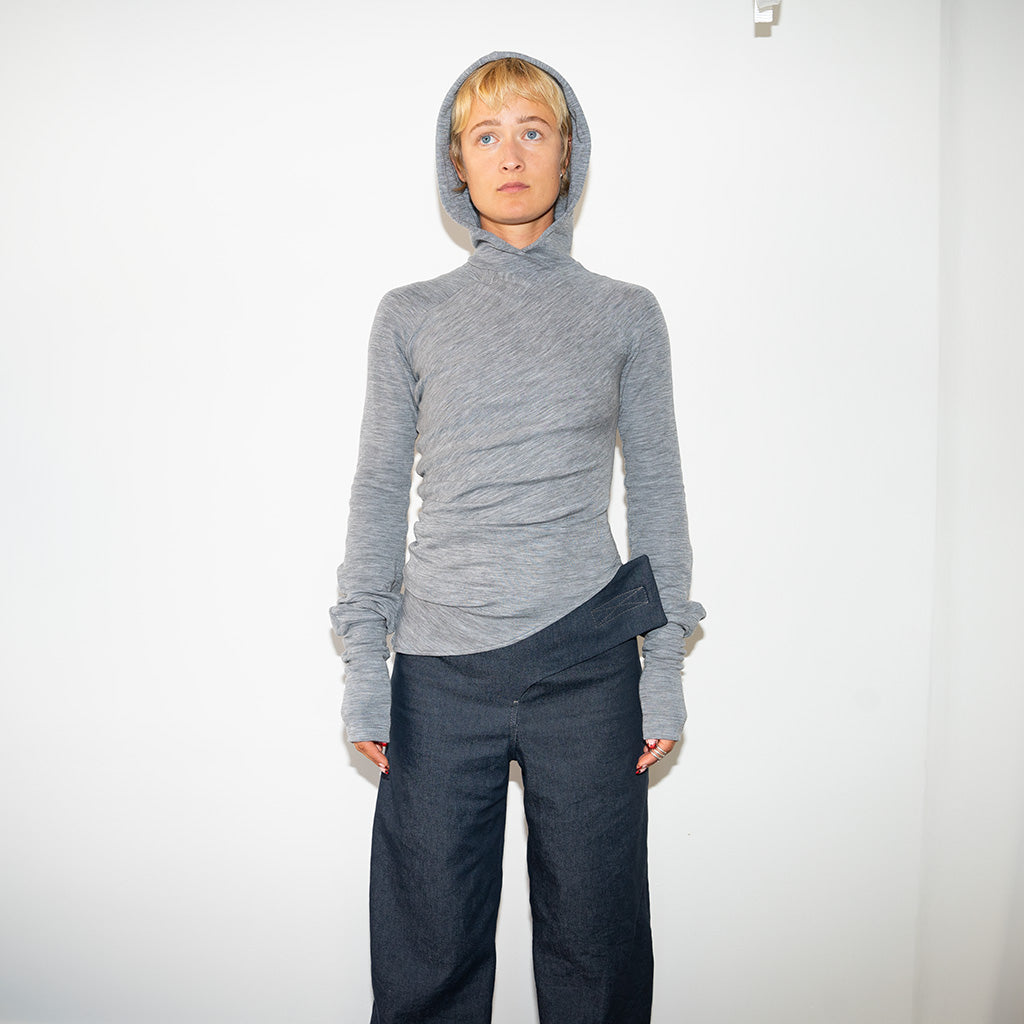 No 1 WOOL HOODIE