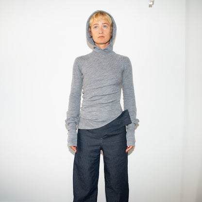 No 1 WOOL HOODIE