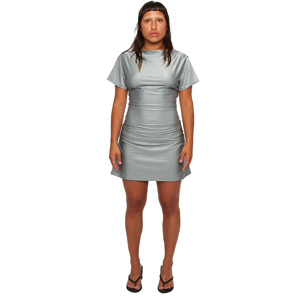 MINI WATERFALL DRESS